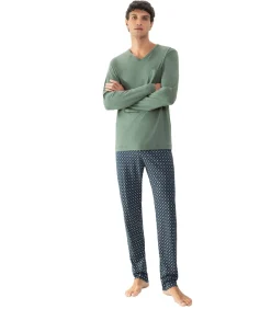 Heren Mey Heren Pyjama Groen