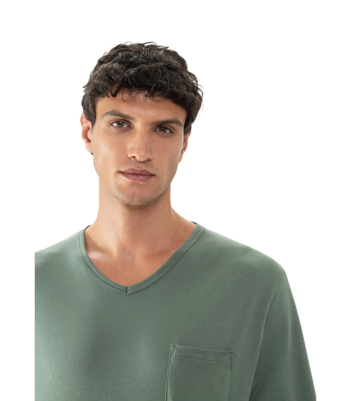 Heren Mey Heren Pyjama Groen