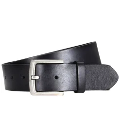 Outlet heren riem leer donkerblauw 40mm Heren Riemen