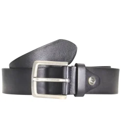 Outlet heren riem leer donkerblauw 40mm Heren Riemen