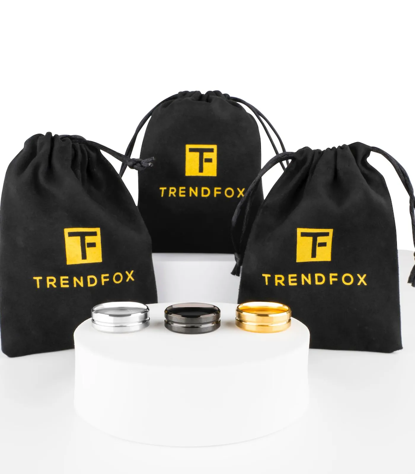 Clearance Heren Ring met Gegraveerde Streep - Zilver Kleurig - Staal Heren Ringen