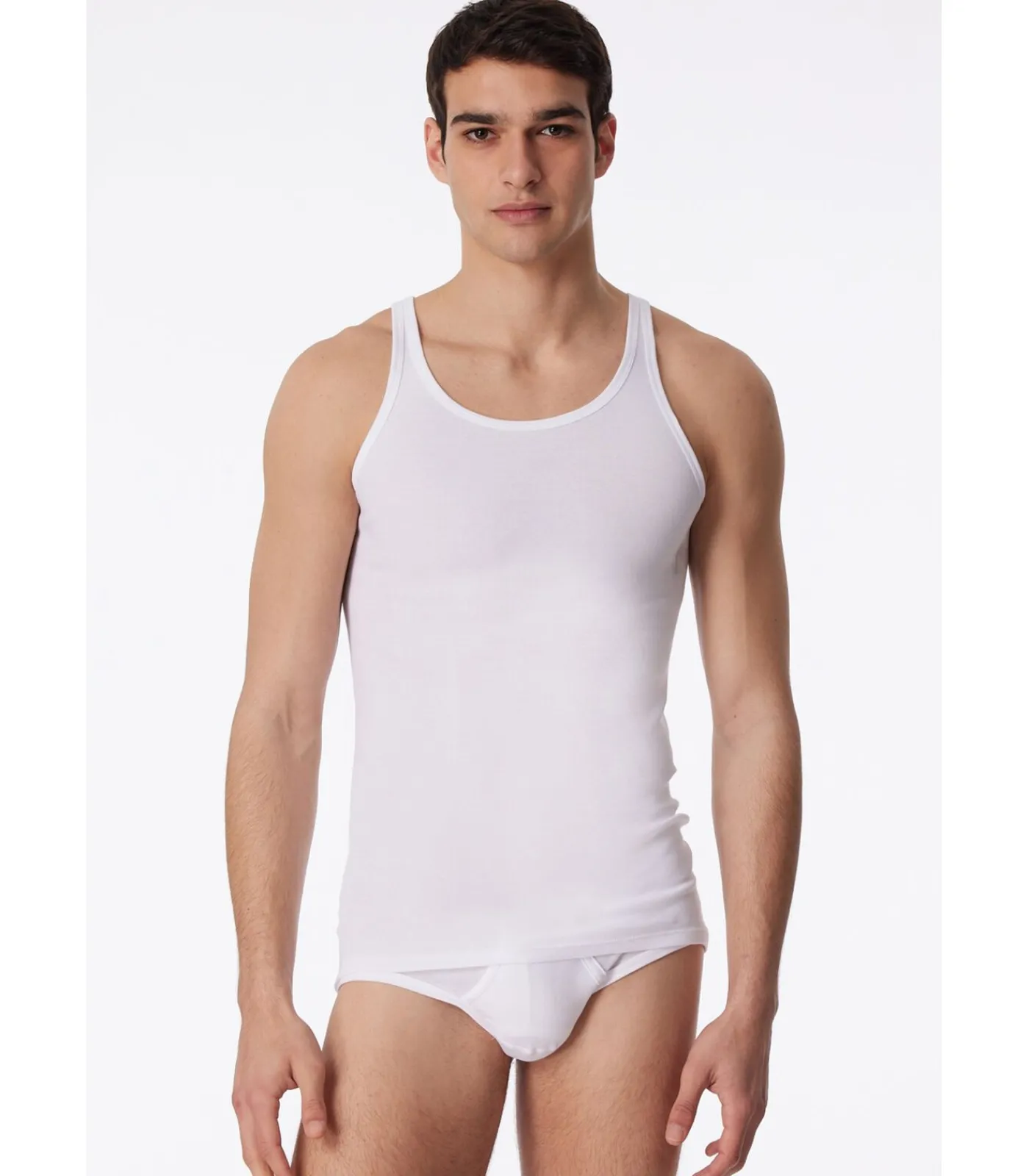 Heren Singlet Onderhemd Wit Heren Tops & Shirts