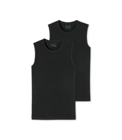 Heren SCHIESSER Heren Tanktop Zwart