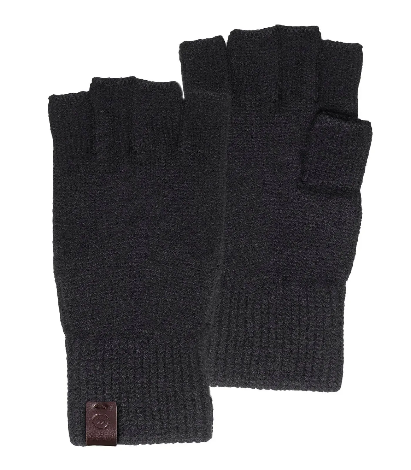 Heren ISOTONER Herenhandschoenen Soft Touch Mesh Zwart