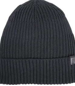 Heren ISOTONER Herenmuts van gerecycled breisel, geribd Grijs