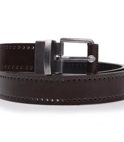 Heren ISOTONER Herenriem 2 in 1 Zwart/Bruin