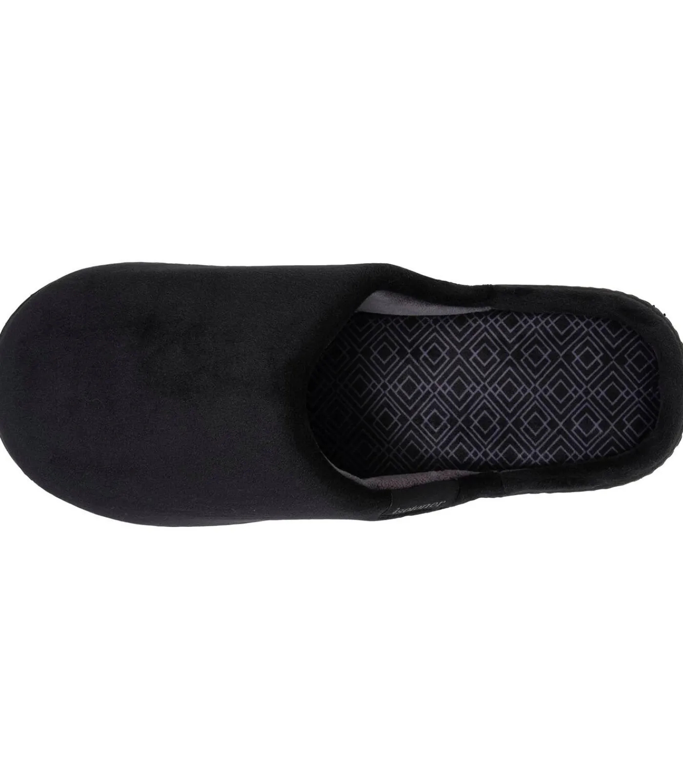 Heren ISOTONER Herensloffen Zwarte print