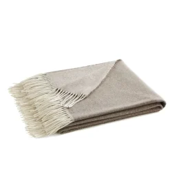 Blanc des Vosges HIMALAYA ébène - Plaid Kasjmier