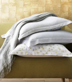 Blanc des Vosges HIMALAYA perle - Plaid Kasjmier