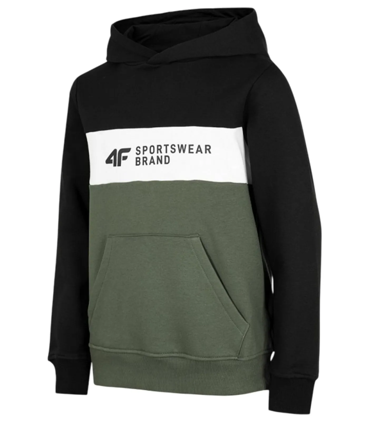 Discount HJZ22 JBLM003 46S - Trui met kap - Zwart Kinderen Truien & Cardigans