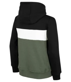 Discount HJZ22 JBLM003 46S - Trui met kap - Zwart Kinderen Truien & Cardigans