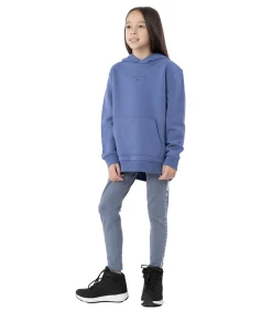 New HJZ22JBLD003 32S - Trui met kap - Blauw Kinderen Truien & Vesten