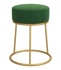 Best Hocker rond fluweel groen Stoelen