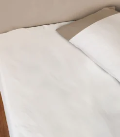 Matt & Rose Hoeslaken van perkaal biokatoen, PLISSÉ TENDANCE