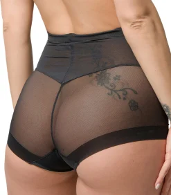 DAMES LUNA Hoge taille mesh afslankingslip 26 cm Sculpt