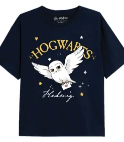 Kinderen HARRY POTTER HOGWARTS - T-shirt - Marineblauw
