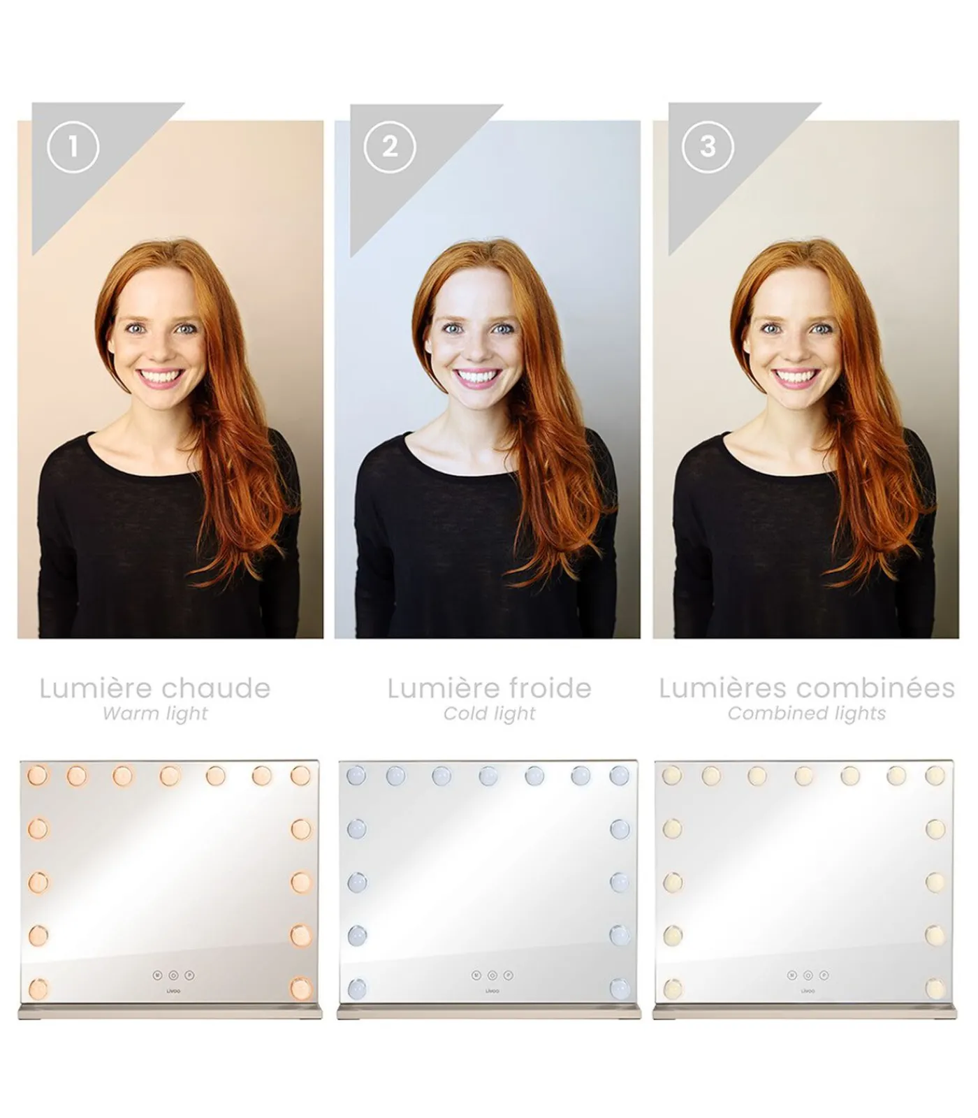 Hot Hollywood make-up spiegel Spiegels