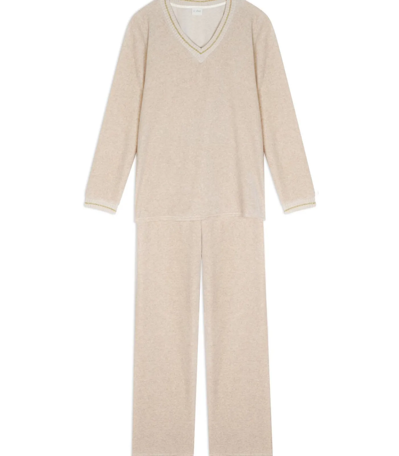 DAMES LE CHAT Homewear-set van fluweel COUNTRY 122