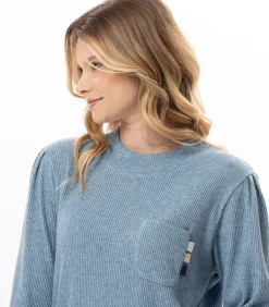 New Homewear-set van lurex-breisel CLUB 122 DAMES Loungewear