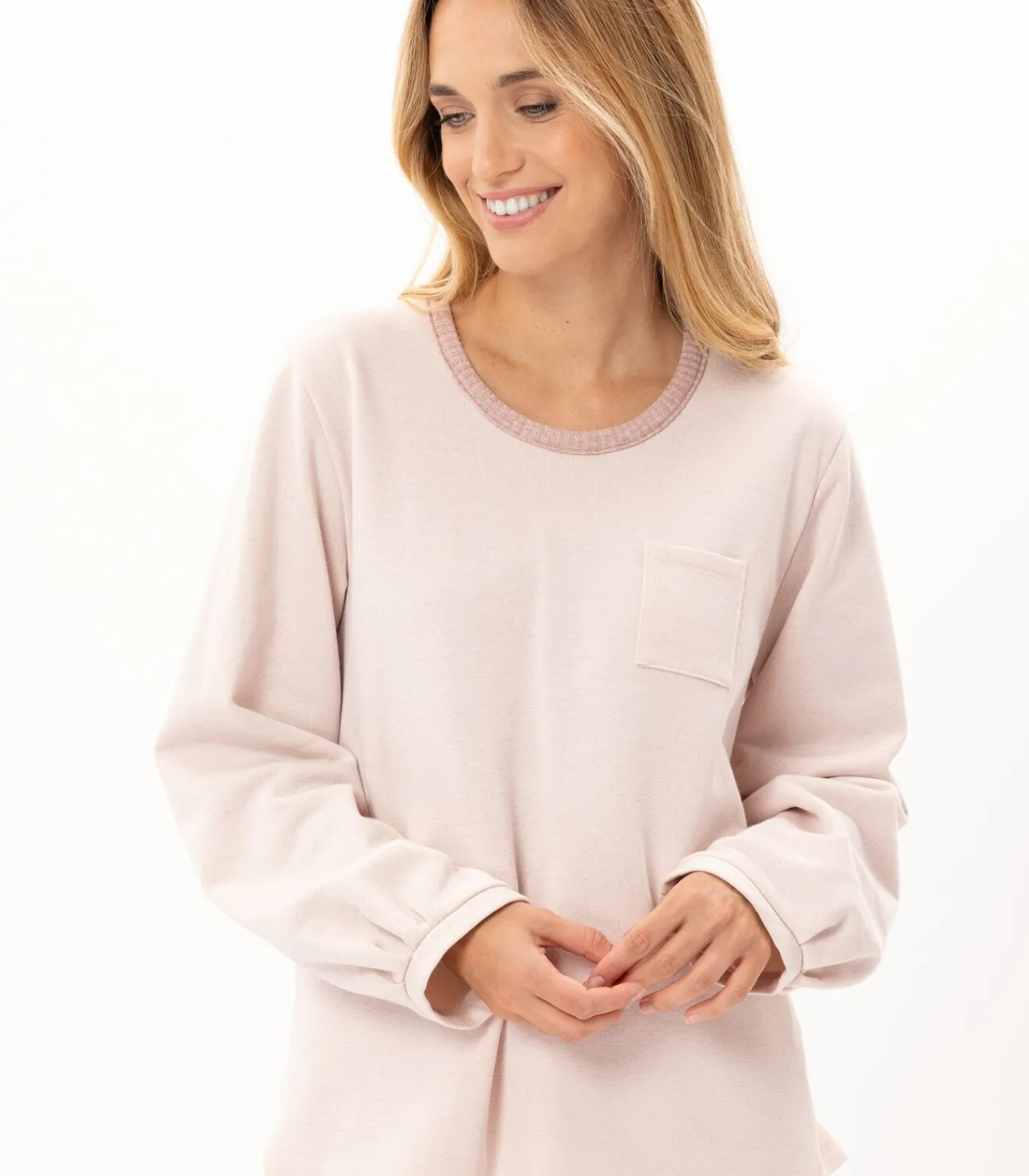 Outlet Homewear-set van lurex-fleece ECLAT 112 DAMES Loungewear