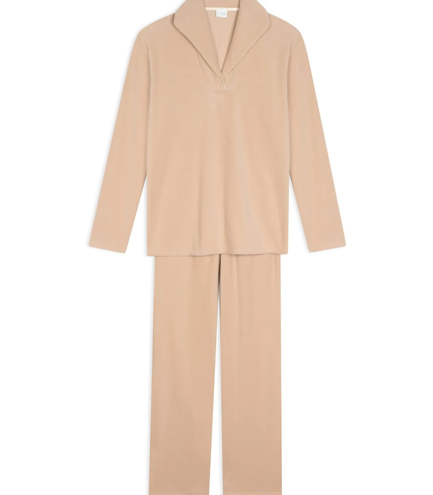 DAMES LE CHAT Homewear-set van micropolar LINETTE 122