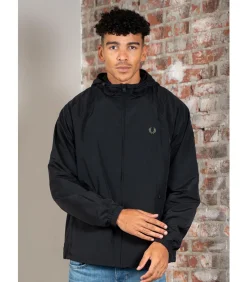 Heren Fred Perry Hooded shell jacket -