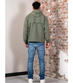 Heren Fred Perry Hooded shell jacket - laurel wreath