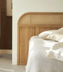 Hoofdbord in teakhout 170 Hector Bedden