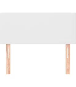Clearance Hoofdbord 80x5x78/88 cm kunstleer wit Bedden
