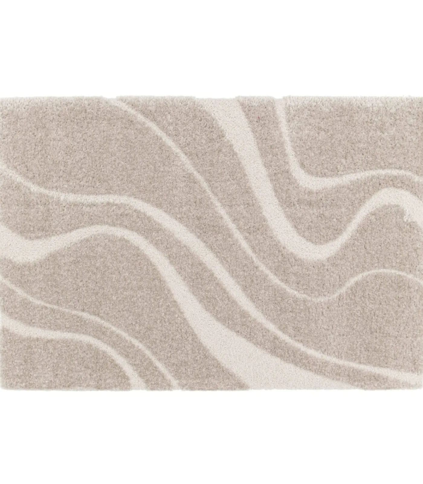 Oviala Hoogpolig vloerkleed met golvend patroon in 120 x 170 cm