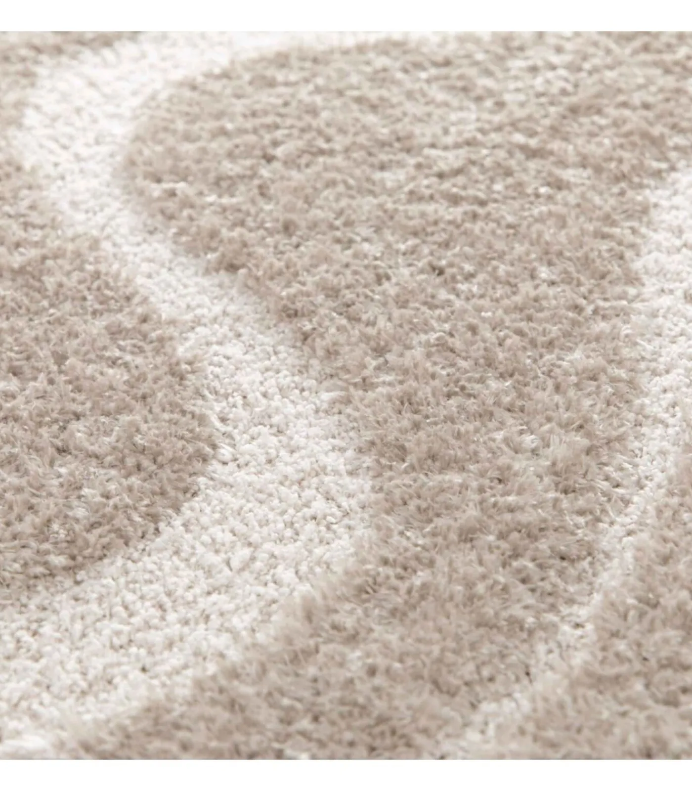 Oviala Hoogpolig vloerkleed met golvend patroon in 120 x 170 cm