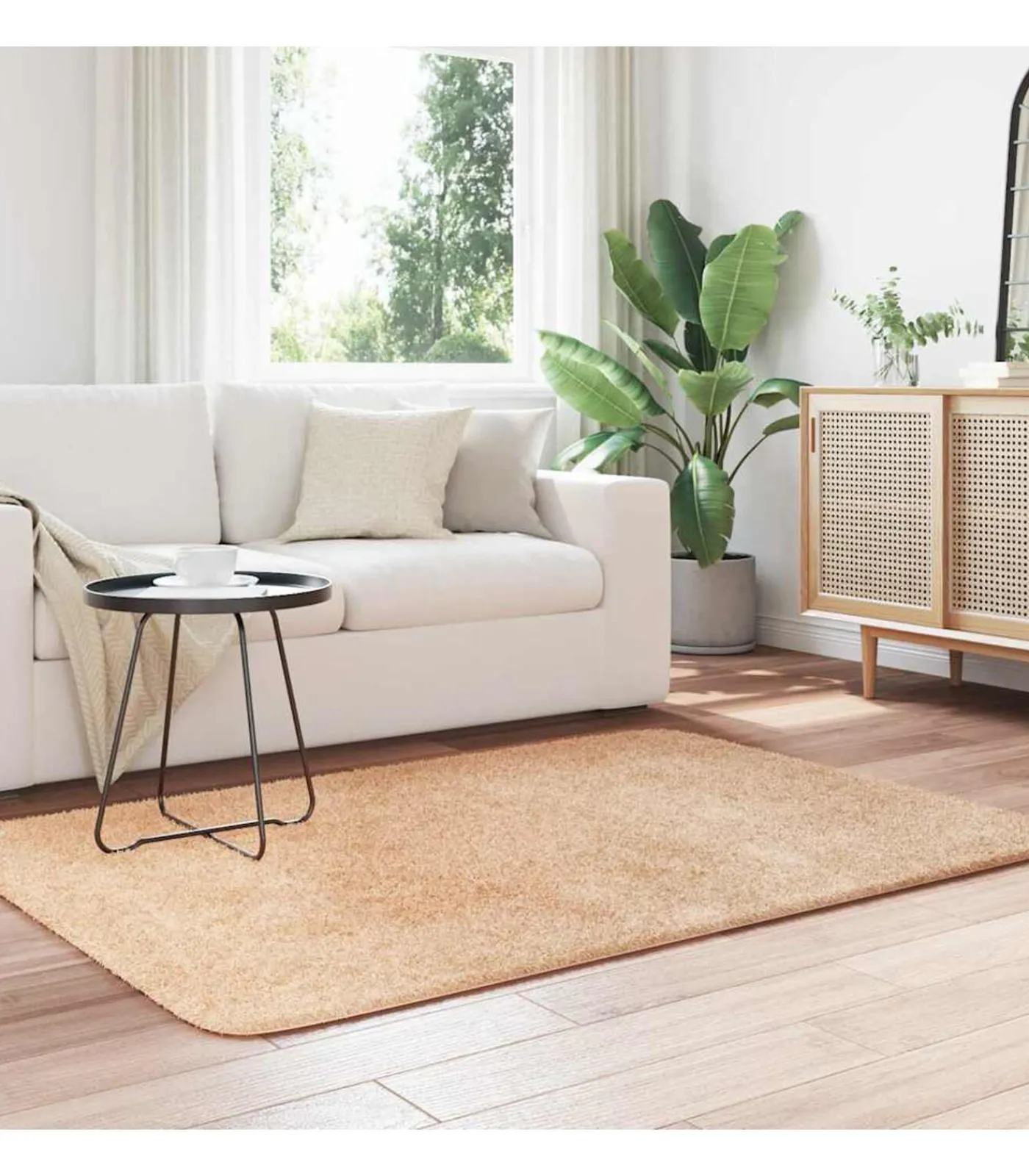 vidaXL Hoogpolig vloerkleed NAVARRA 120x170 cm polyester