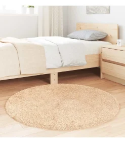 Sale Hoogpolig vloerkleed NAVARRA 100x100 cm polyester Tapijten