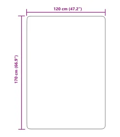 Best Hoogpolig vloerkleed NAVARRA 120x170 cm polyester donkergrijs Tapijten