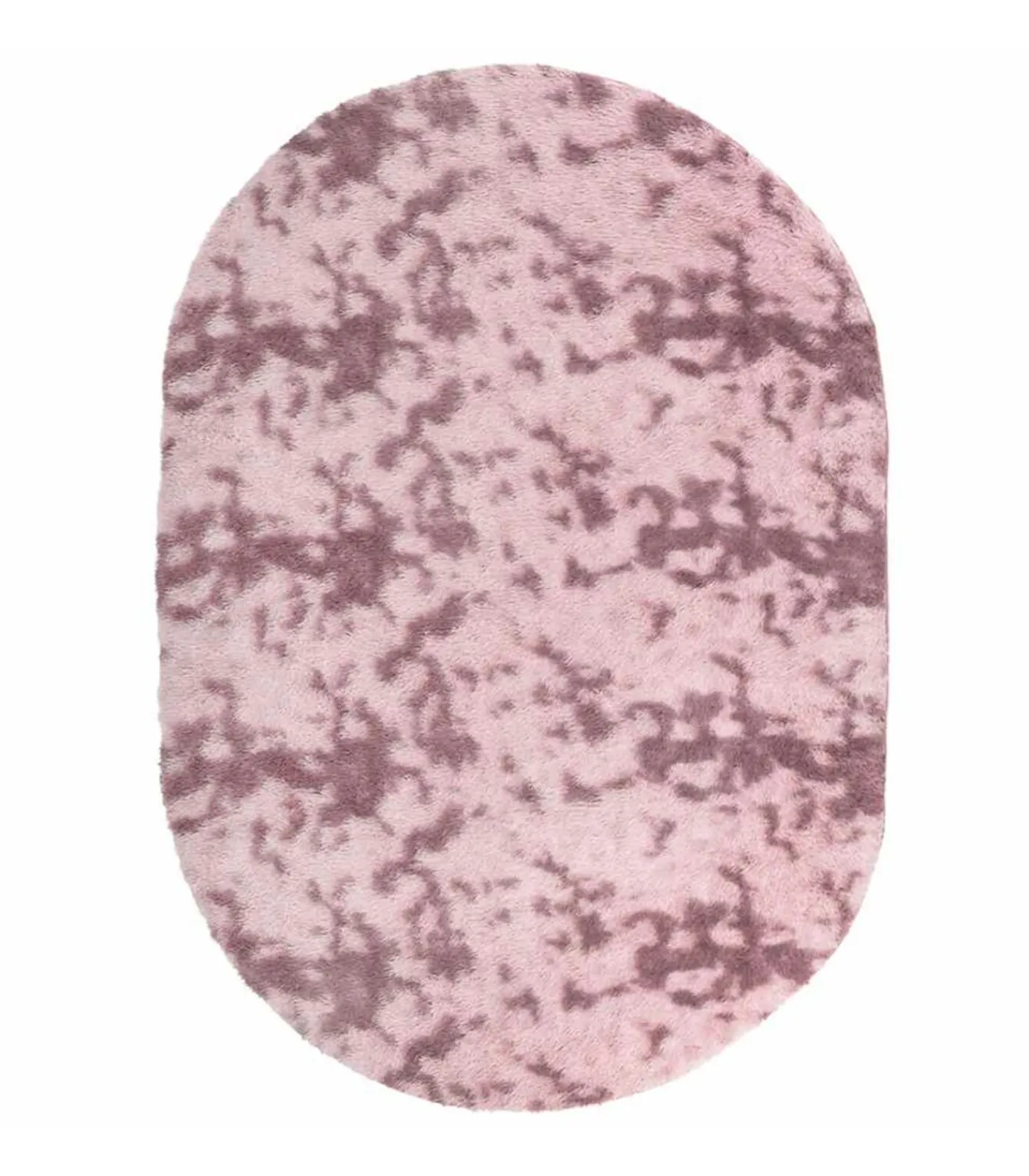 Hoogpolig vloerkleed NAVARRA 300x200 cm polyester stoffig roze Tapijten