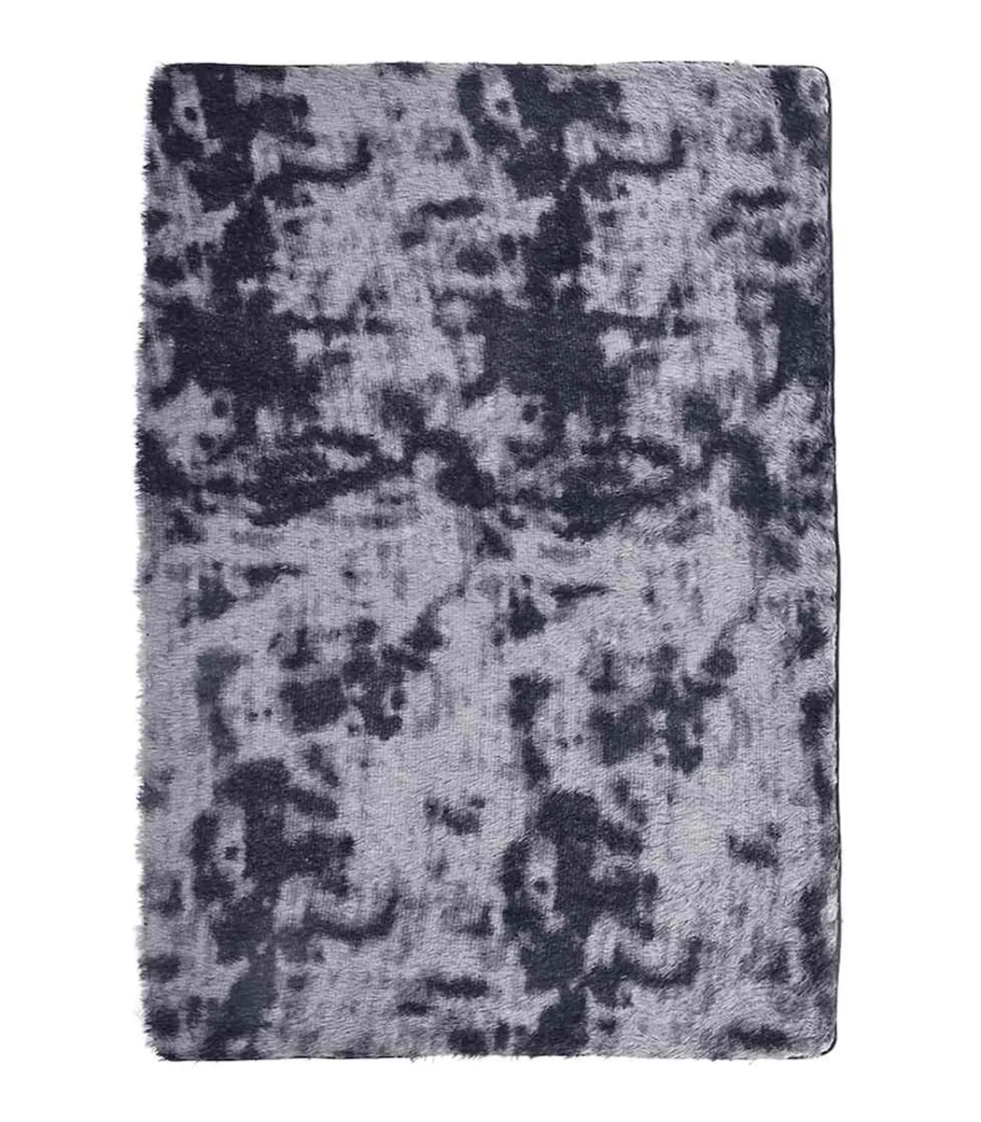 vidaXL Hoogpolig vloerkleed NAVARRA 240x340 cm polyester donkergrijs