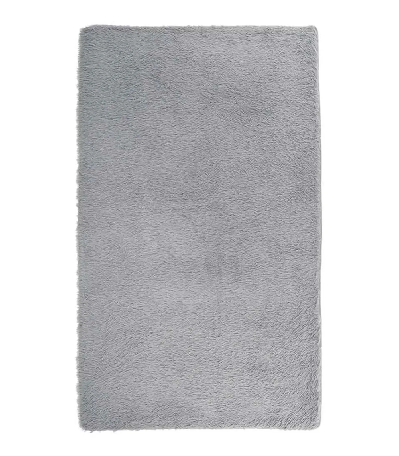 Hot Hoogpolig vloerkleed NAVARRA 80x150 cm polyester lichtgrijs Tapijten