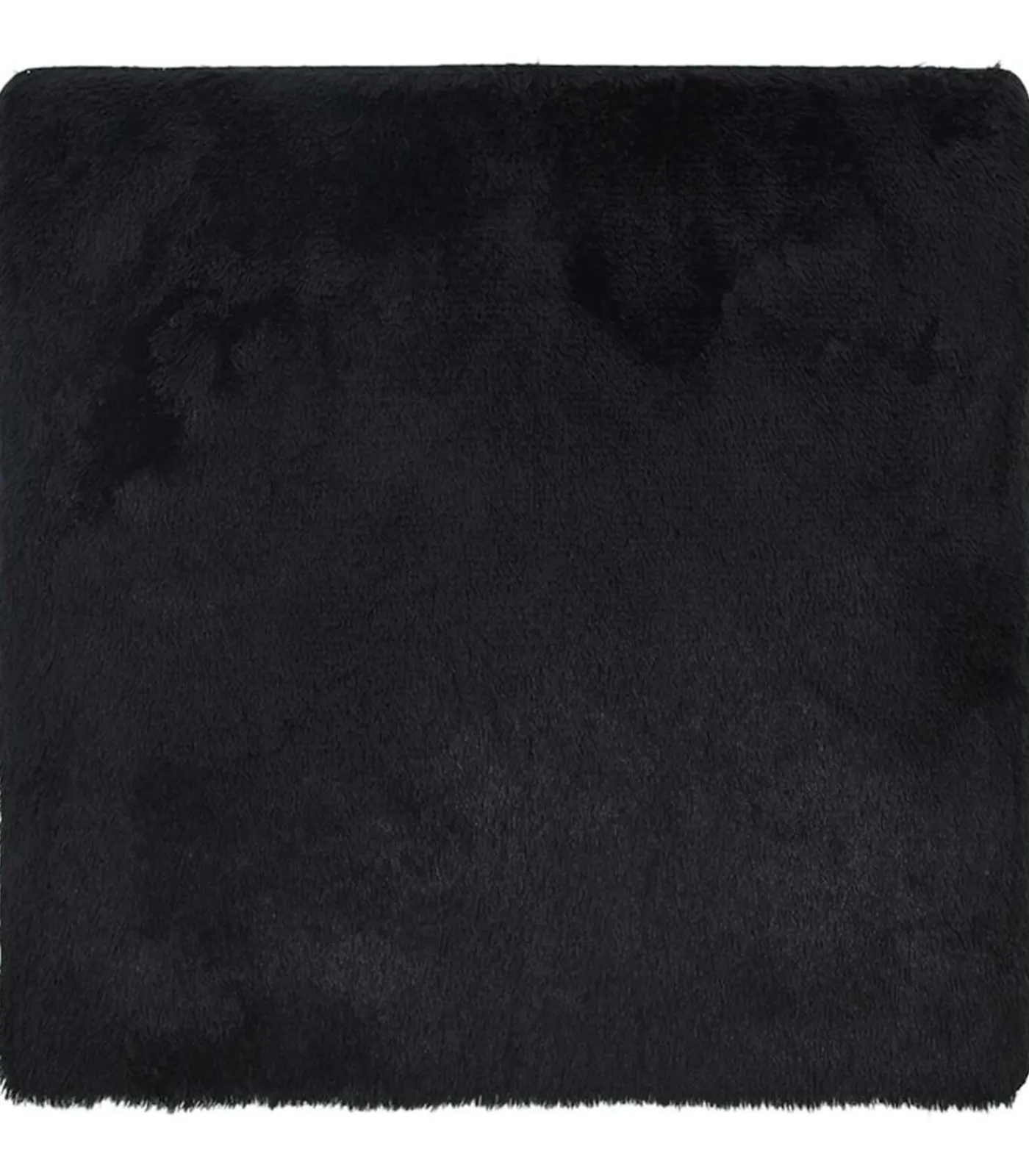 vidaXL Hoogpolig vloerkleed NAVARRA 240x240 cm polyester zwart