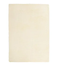 vidaXL Hoogpolig vloerkleed NAVARRA 160x230 cm polyester crèmekleurig