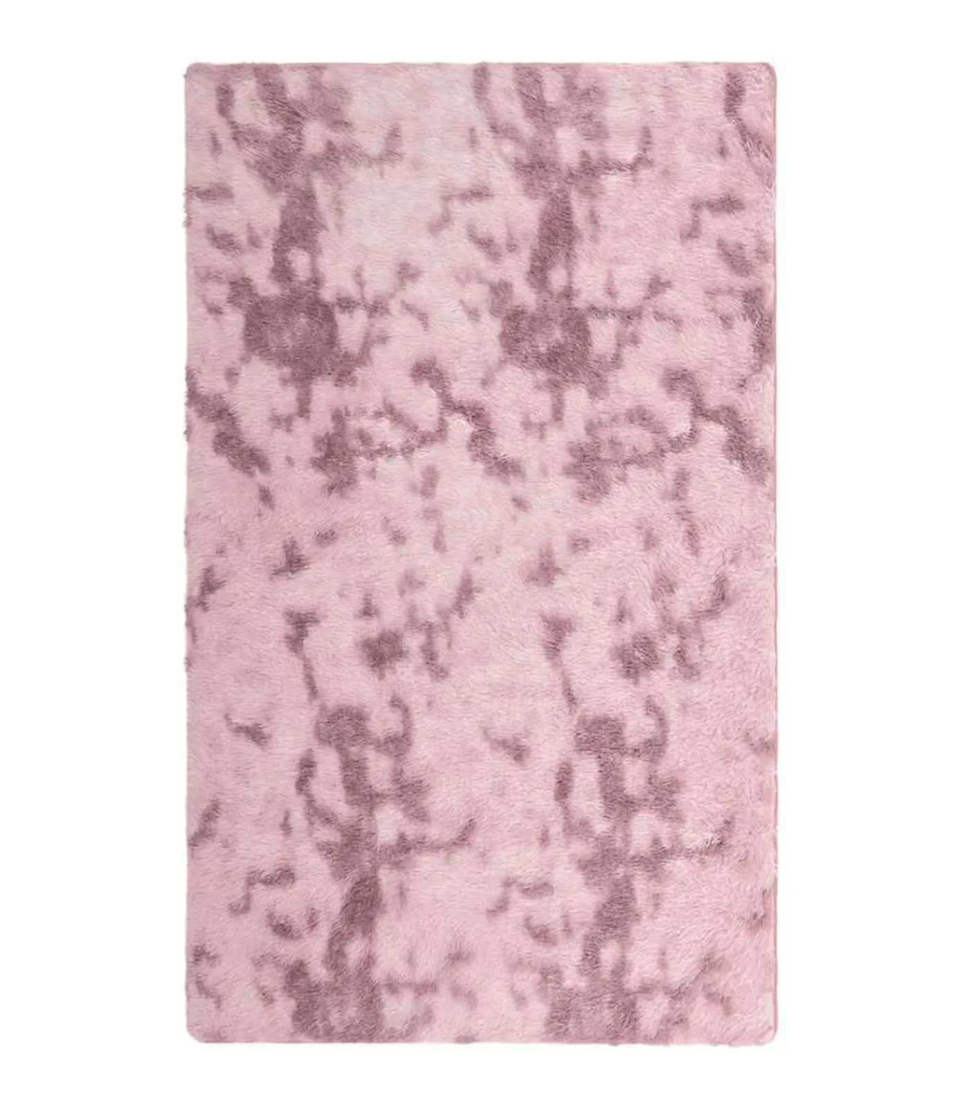 Online Hoogpolig vloerkleed NAVARRA 60x100 cm polyester stoffig roze Tapijten