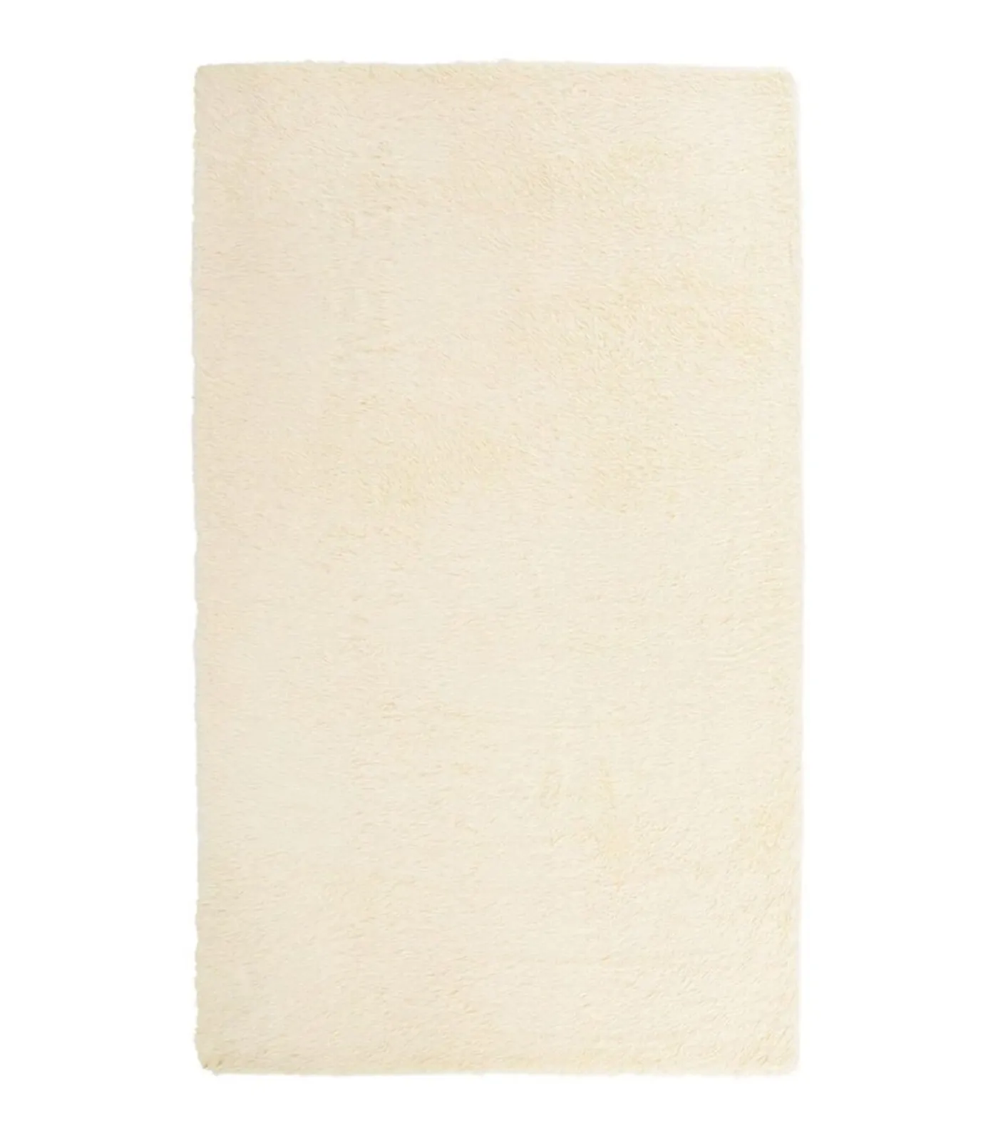 vidaXL Hoogpolig vloerkleed NAVARRA 60x100 cm polyester crèmekleurig