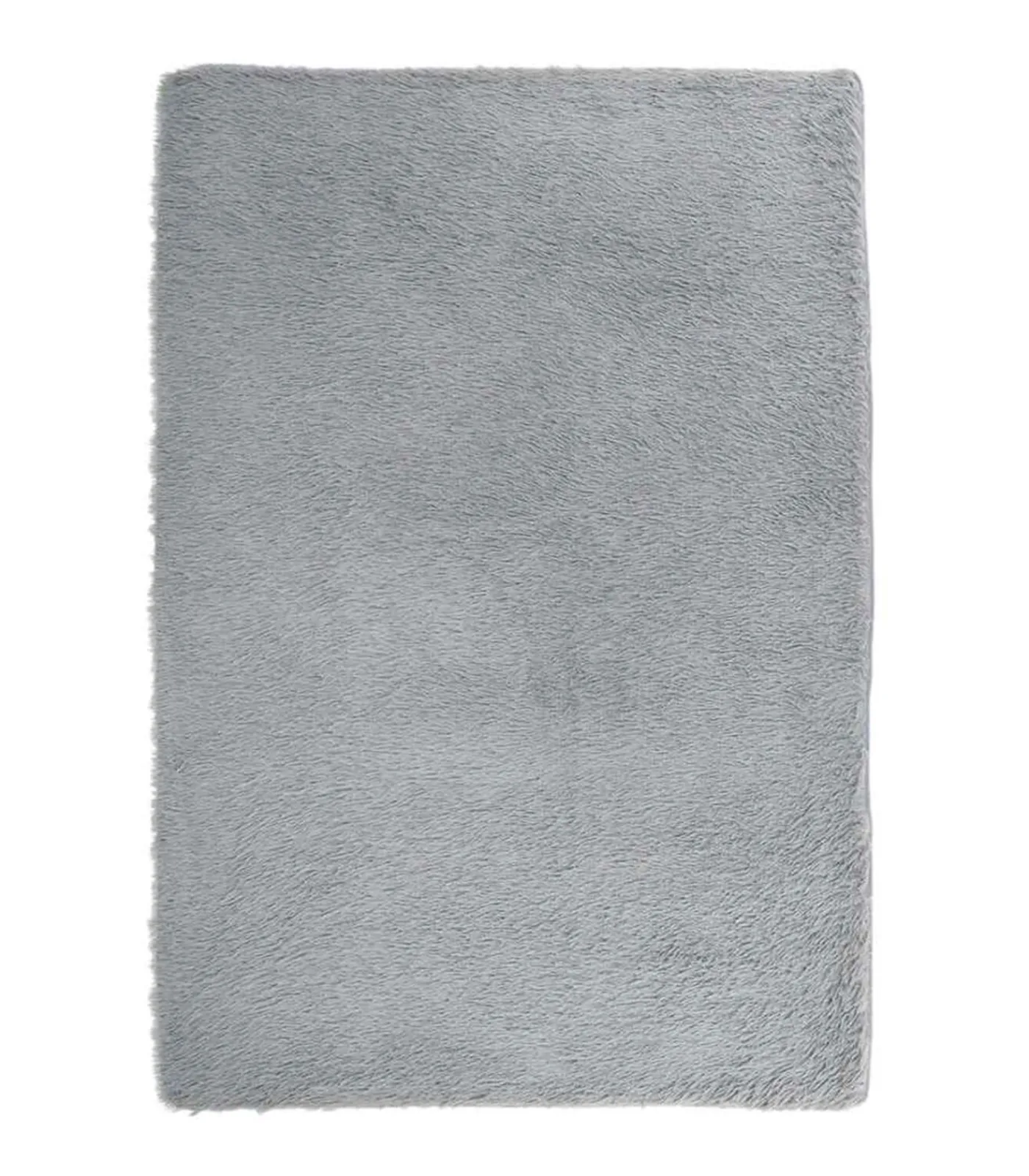 vidaXL Hoogpolig vloerkleed NAVARRA 120x170 cm polyester lichtgrijs