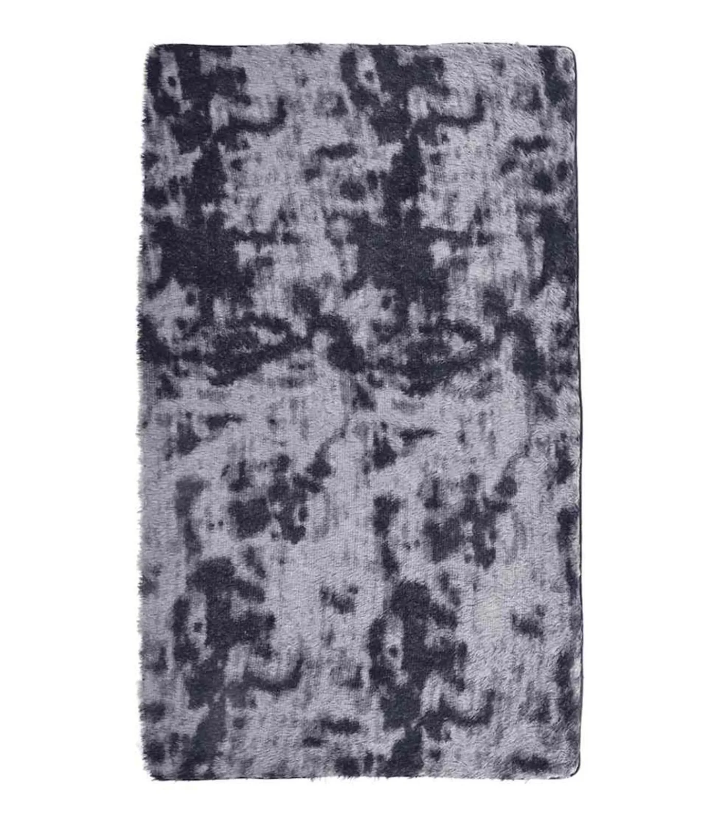 vidaXL Hoogpolig vloerkleed NAVARRA 60x100 cm polyester donkergrijs