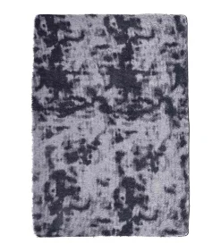 Hoogpolig vloerkleed NAVARRA 160x230 cm polyester donkergrijs Tapijten