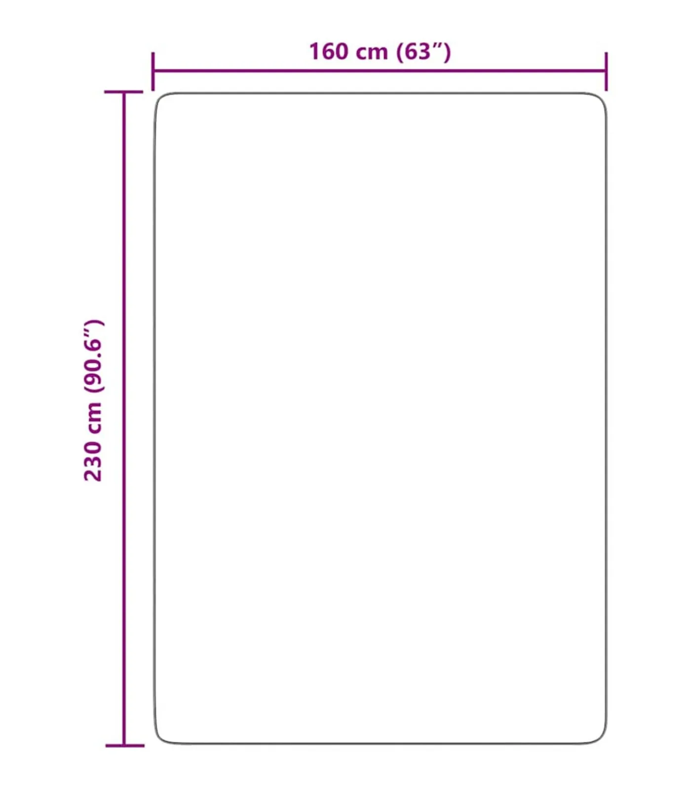 Hoogpolig vloerkleed NAVARRA 160x230 cm polyester donkergrijs Tapijten