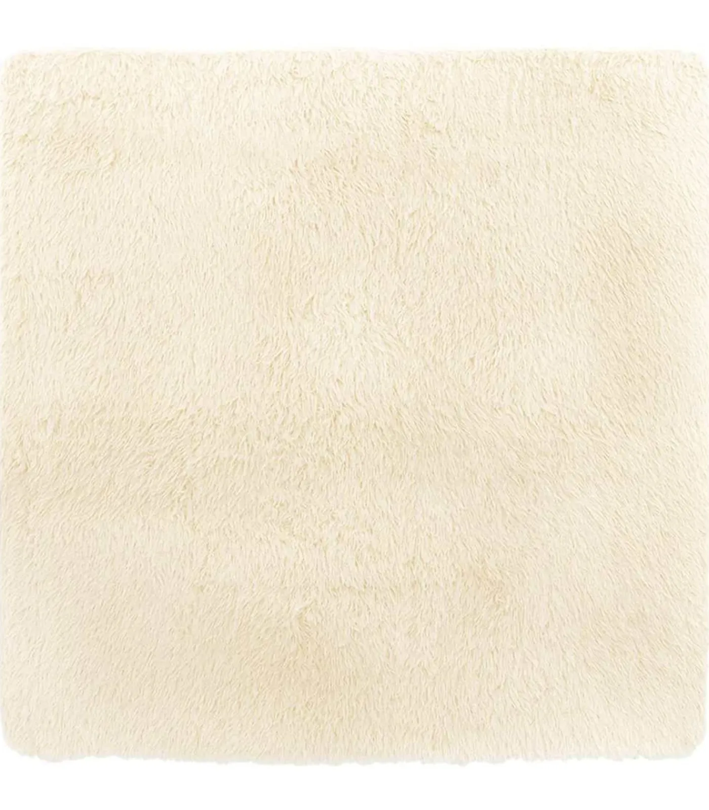 vidaXL Hoogpolig vloerkleed NAVARRA 240x240 cm polyester crèmekleurig