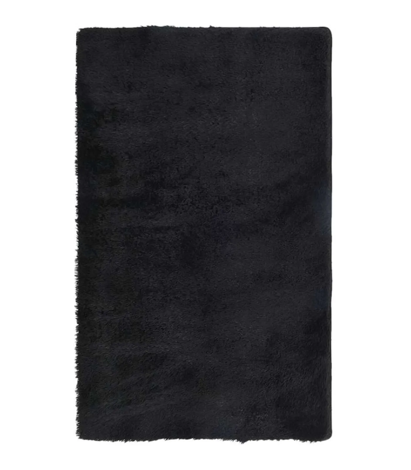 Sale Hoogpolig vloerkleed NAVARRA 80x150 cm polyester zwart Tapijten