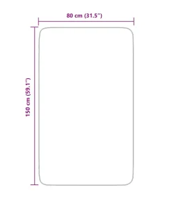 Sale Hoogpolig vloerkleed NAVARRA 80x150 cm polyester zwart Tapijten