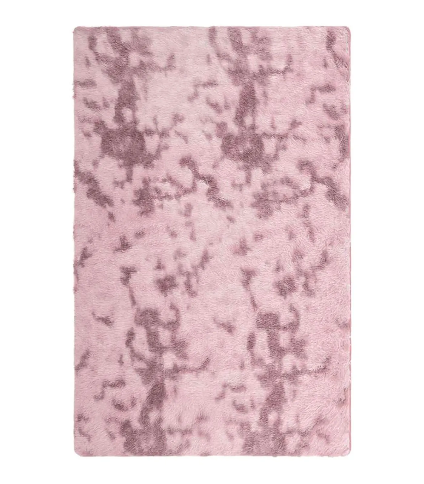 Online Hoogpolig vloerkleed NAVARRA 130x200 cm polyester stoffig roze Tapijten