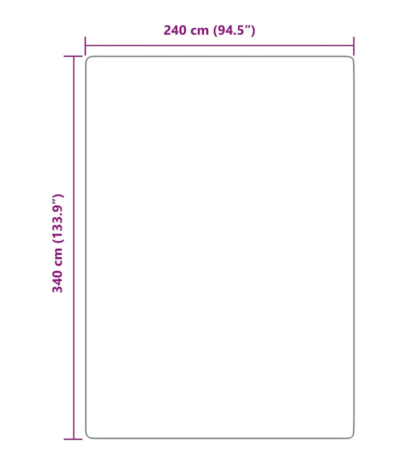 Hot Hoogpolig vloerkleed NAVARRA 240x340 cm polyester beige Tapijten